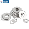 Guwanji 304 stainless steel flat gasket washer round ultra-thin metal screw enlarged and thickened meson washer national standard M2*4.5*0.5 (200 pieces)