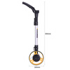 Deli roller distance meter electronic digital display high-precision engineering distance measuring wheel wheel-type roller ruler hand push measurement digital display electronic wheel decimal display wheel ruler DL9713