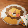 Lin's Life Lin's Home Wood Industry Children's Carpet Round Bedroom Girl Boy Home Animal Cartoon Cute Small Blanket Lion Rayne G1BYA033 Carpet 800mm*800mm
