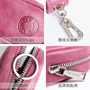 Vanlord ladies genuine leather car key bag first layer cowhide mini Korean cute car key bag red purple