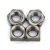 JINGGONG Natural Hexagonal Welding Nut/304 Stainless Steel Square Welding Nut Welding Nut Spot Welding Nut Cap M8 (50 pieces) Natural Color No Welding Spots