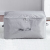 Bailu Oxford cloth moving packing bag for clothes cotton quilt storage bag organization bag clothing large household luggage bag vertical gray