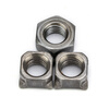 JINGGONG Natural Hexagonal Welding Nut/304 Stainless Steel Square Welding Nut Welding Nut Spot Welding Nut Cap M8 (50 pieces) Natural Color No Welding Spots