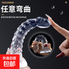 Dragon scale dildo, female masturbation device, simulated dildo, transparent adult sex toy, dragon scale scratching stimulation prop, transparent simulated dragon scale dildo, medium size