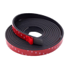 Tamushi self-adhesive solid rubber strip self-adhesive rubber strip solid square strip glass shock-absorbing buffer strip back-adhesive rubber strip anti-slip rubber gasket sealing strip - width 40mmX thickness 3mm - 2 meters