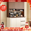 GUISENBAO sideboard Italian cream style storage cabinet multi-functional wall-in-one living room home storage wine cabinet kitchen cabinet 80*40*90 walnut+short style