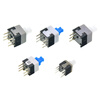 TaoTimeClub push button switch 5.8*5.8-8.5*8.5MM self-locking lock-free switch 10 pcs 7*7MM lock-free switch double row/6 feet (10 pcs)