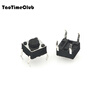 TaoTimeClub 6*6 micro switch key switch tactile switch 4-leg vertical 6*6*4.3 (50 pcs)