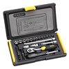 Stanley (STANLEY) 35-piece set 6.3mm series metric tool box set multi-functional household combination set 94-691