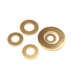 Guwanji copper gasket round gasket brass flat gasket flat gasket Washer metal flat gasket M3M4M5M6M8M20 M6*12*1 50 pieces
