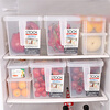 Home KATEI STORY Japan imported refrigerator storage box crisper food grade plastic storage box frozen kitchen fruit organizer box with handle * 4.7L