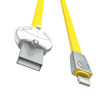 Doraemon zinc alloy data cable yellow