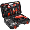 Kraftwell Electric Drill Tool Box Set Impact Drill Household Tools Drilling Concrete Repair 64-piece Set H13037A