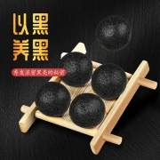 Beijing Tongrentang palline di sesamo nero nove palline di sesamo nove sole cotte a vapore palline di miele fatte a mano pure pronte da mangiare noci polvere di gelso palline di gelso Huangjing 90 g/3 lattine