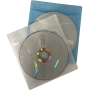 Mingda Gold Disc MNDA Verdickte doppelseitige Disc PP-Beutel CD/DVD-Beutel Disc Cover/Schutzhülle Farbe zufällig 100 Stück/Paket weicher PP-Beutel