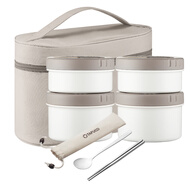 TAFUCO boîte à lunch spéciale boîte à lunch micro-ondable en acier inoxydable 316 de qualité alimentaire pour les employés de bureau et les élèves du primaire multicouche T5303