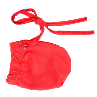 Ye zimei sexy underwear men's swimwear fabric bag u-shaped pouch strap cover sexy underwear red one size