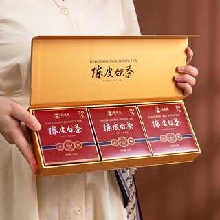 Zhenglianying tangerine peel white tea 2015 gongmei xinhui tangerine peel pressed tangerine peel white 180g (one pack