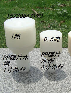 Reinforced plastic abs drainage cap, special filter head for activated carbon quartz sand resin filter, 0.5 ton disc, 4-minute outer wire pp material, pp material raw material drainage