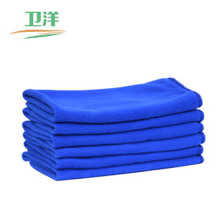 Weiyang hotel property fiber housekeeping cleaning rag multifunctional disposable cleaning towel thin blue 30*60cm