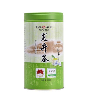 Tianfu tea longjing tea zhejiang specialty early spring green tea 2024 spring tea green tea new tea tea canned 100g 100g