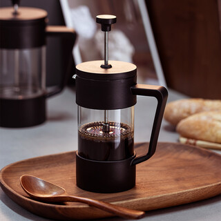 Onlycook glass coffee french press hand brewed coffee pot heat-resistant glass coffee filter cup teapot 350ml