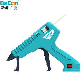 Bakon white light hot melt glue gun household manual hot melt welding gun industrial grade diy hot glue gun bk901 (11mm glue stick)