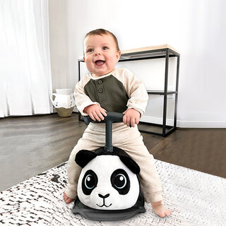 Jingxuan children's electric car four-wheel panda feile ride panda car peanut car 1-3 years old baby walker two-in-one shake panda
