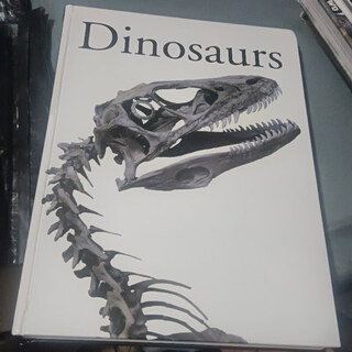 Out-of-print old book dinosaurs large 16 pages