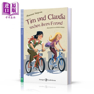 ELI Teen Readers German A2 Tim und Claudia suchen Ihren Freund 蒂姆和克劳迪娅 含音频德文原版德语分级阅读