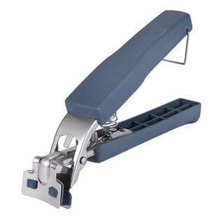 Anti-scalding bowl clamp, anti-slip plate clamp, stainless steel anti-scalding hand plate clamp, bowl lifter, dish clamp, vegetable clamp, dark blue bowl clamp, 1 piece