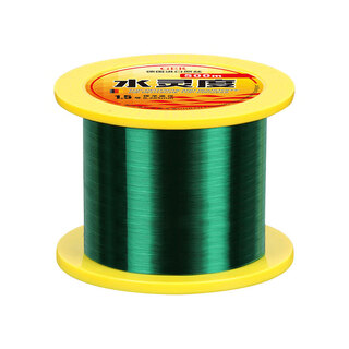 Deng gang recommends imported 500-meter fishing line main line tension and wear-resistant lua sea pole sea pole line special nylon line super soft non-explosion line dark green 500 meters no. 10