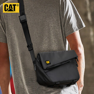 Carter (cat) messenger bag shoulder crossbody bag 11-inch ipad briefcase horizontal style black 84561