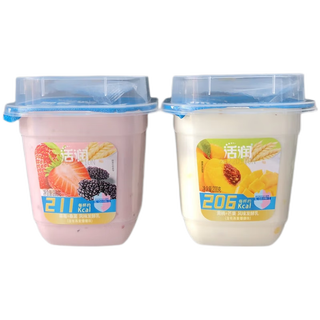 New hope multi-flavored yogurt, flavored fermented milk, oatmeal pop-up beads, 6 cups, special pack, 6 cups of strawberry