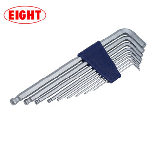 Eight japan's original imported bailey hexagonal wrench set extended 6-corner key screwdriver hexagonal hexagonal tool metric diamond head 9-piece set special long type tls-9