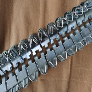 Buckle high-strength conveyor belt connection buckle a3 transport belt buckle v6 conjoined buckle conveyor belt connector buckle belt clip ordinary galvanized 600mm bandwidth