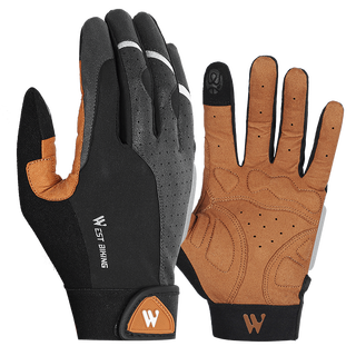 Westbiking cycling gloves outdoor sports protective long finger gloves men's and women's fitness spinning cycling motorcycle gloves spring and autumn thin breathable m