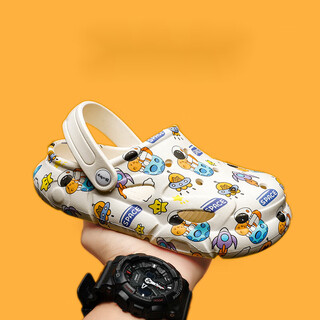 G.DUCKKIDS小黄鸭儿童踩屎感拖鞋夏季新款男童宝宝洞洞鞋中大童小女孩防 太空人[主图款] 10.5 36码_230MM(内长)