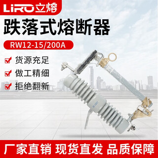 Composite silicone rubber outdoor high-voltage drop-out fuse 10 kv 100a transformer pole-mounted ring switch fuse hrw12-15/200a rw12-15/100a