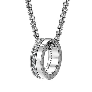 Mingyang decorative sea 925 silver necklace men's ring pendant trendy personality simple and versatile men's fashion accessories gift for boyfriend jd quick release sterling silver pendant + steel chain 55cm