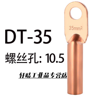 Dt copper nose wire nose terminal block copper wire lug copper connector galvanized tinned 507095120 square meters 35 square meters copper