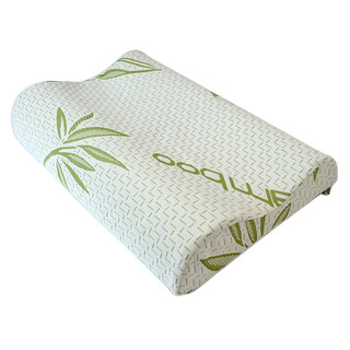 Jintu wave pillow pillow core men and women adult household sponge cervical health pillow single student dormitory cooling pillow cotton style green bamboo