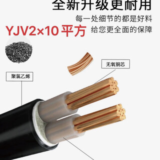 YJV正泰国标充电桩专用电缆线2.5 4 6 10平方2/3/4/5芯阻燃护套线 纯国标保检测2芯10平方