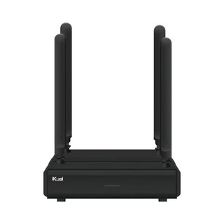 Huili's customized ikuai ik-q90 gigabit enterprise-level dual-band wireless flow control smart router wifi6 multi-wan/5g black