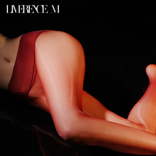 Lai mi runsi cherry jelly stockings ultra-thin seamless split crotch silky smooth no-take off sexy temptation women's stockings light black l