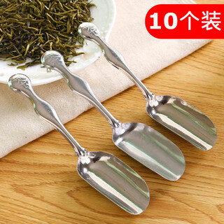 Fat donglai's same stainless steel tea spoon, tea spoon, tea shovel, tea spoon, tea set accessories, tea shovel, tea leaves 1 pack