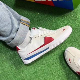 Nike (Nike) Blue Ribbon SB Men and Women Light Sports Sports Wear ReseSistant Casual Shoes DH9227-100 White and Red DH9227-100 37.5