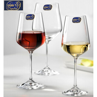 Bohemia czech bohemia imported crystal glass red wine glass goblet household large wine glass wine set single dora360ml