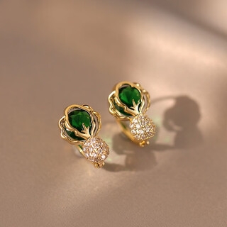 Idel's cabbage earrings for women, niche design, high-end earrings, new trendy earrings, birthday gifts for girlfriends and best friends, cabbage earrings e2392