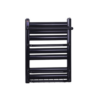 Ling yuxun customized basket radiator bathroom rack household copper-aluminum composite steel wall-mounted central heating towel rack steel towel rack + storage basket black 0.6m